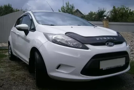 Дефлектор капота (мухобойка) FORD Fiesta с 2008-2012 г.в (Форд Фиеста) Вип Тюнинг